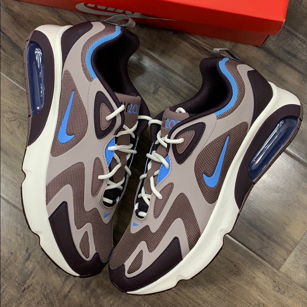 NIKE AIR MAX 200 plum eclipse/university blue Men’ - Picture 6 of 16